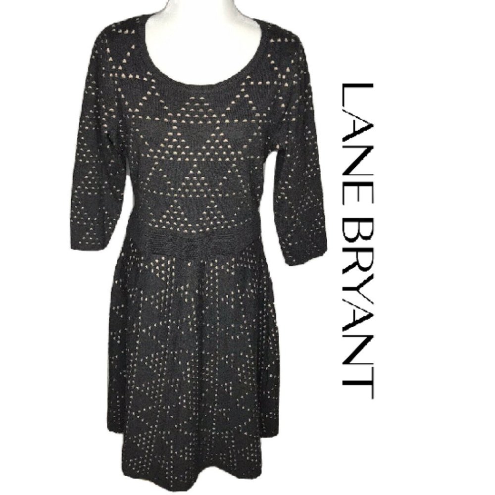 Lane Bryant Knit Sweater Dress 2X